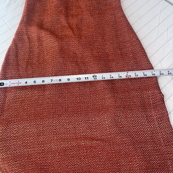 Jaline Women's Red Ana Maria Handwoven Backless A-Line Dress Size S Red - Picture 11 of 12